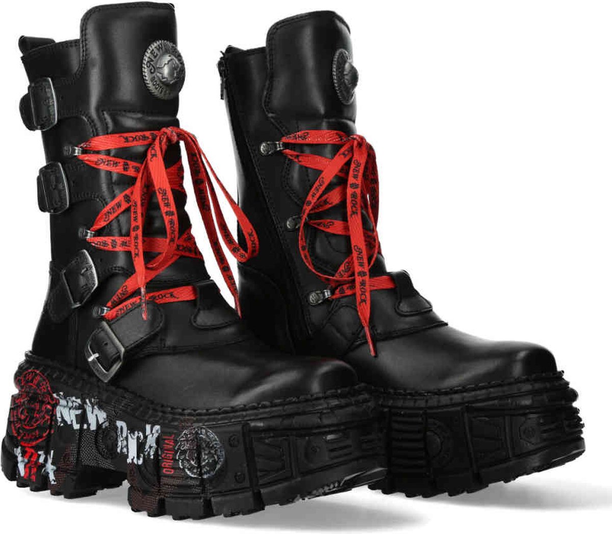New Rock MWALL028B Plateau Laarzen 43 Shoes Zwart