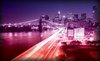 Fotobehang - Vlies Behang - Brooklyn Bridge in New York Stad - 208 x 146 cm