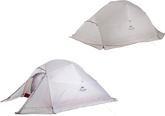 Cloud Up 3 Upgraded - 4 Seizoenen - Naturehike® - Tent 3 persoons - Lichtgewicht tent - Incl. gratis grondzeil - 20D 4000MM - Waterdicht - Winter & Sneeuw - Naturehike