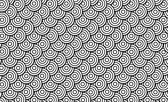 Fotobehang - Vlies Behang - Zwart-wit Rondjes 3D - 208 x 146 cm