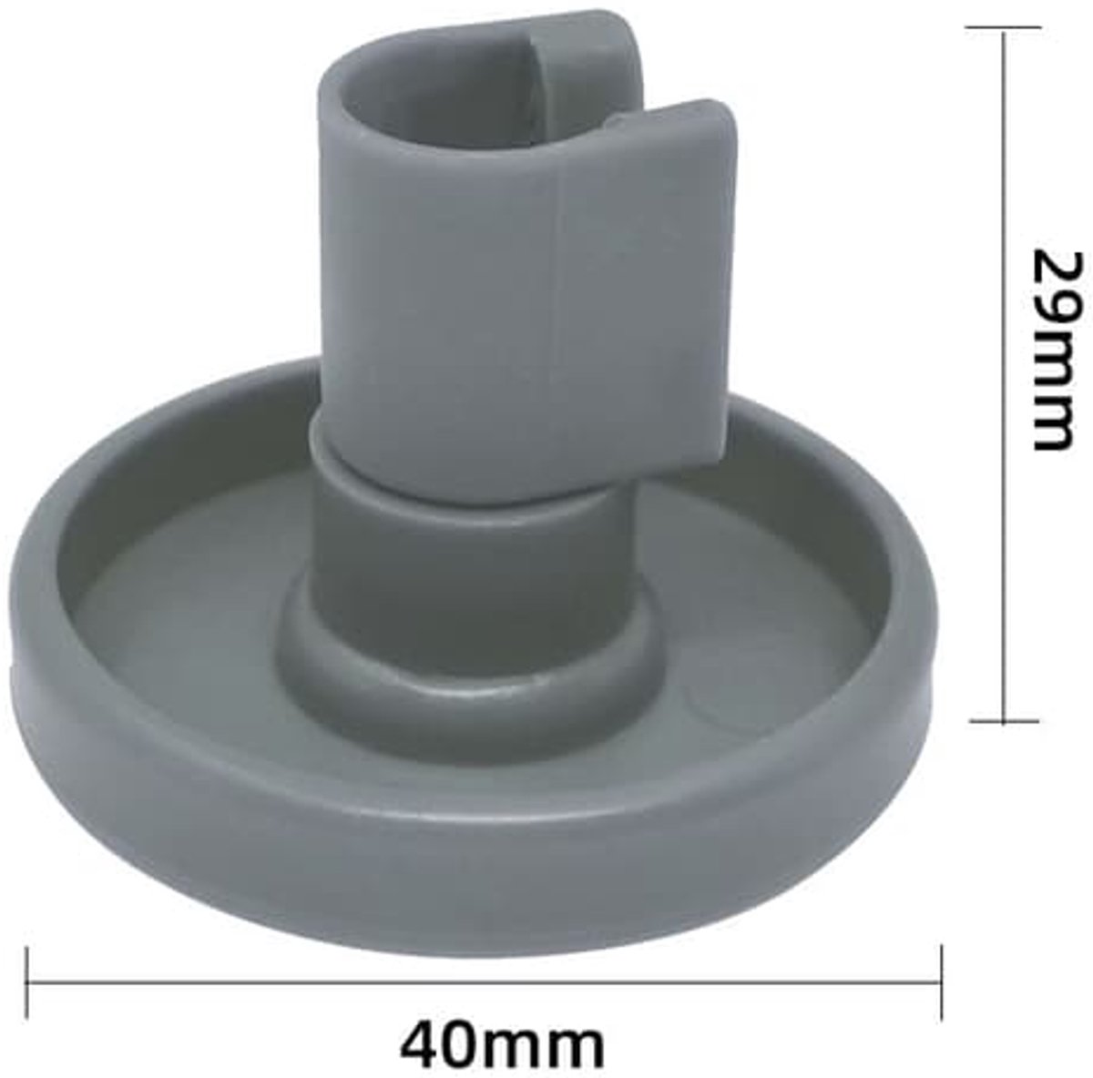 Set van 8 wielen GeschiktGeschikt voor vaatwassermanden (AEG Favorit Privileg Zanussi wielen)