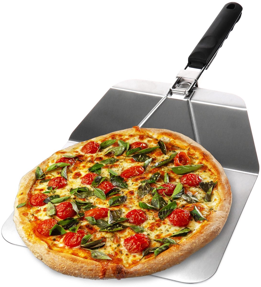 Elzusha - RVS Pizza Schep met Vouwbare Handgreep