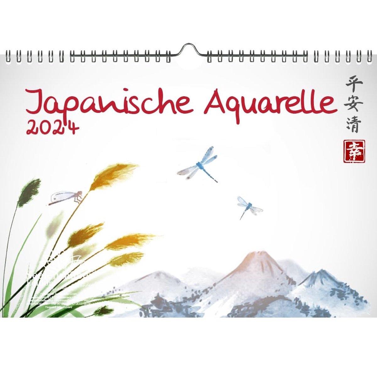Elzusha - A4 Kalender 2024 - Japans Steden- en Landschapsthema