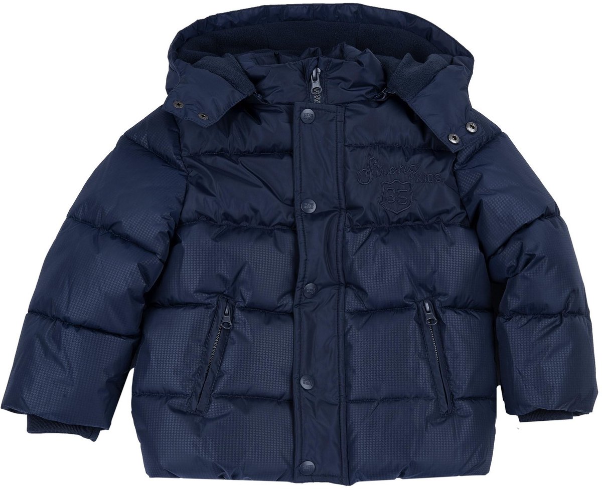 Elzusha - Baby Jongens Parka Jas - Donkerblauw