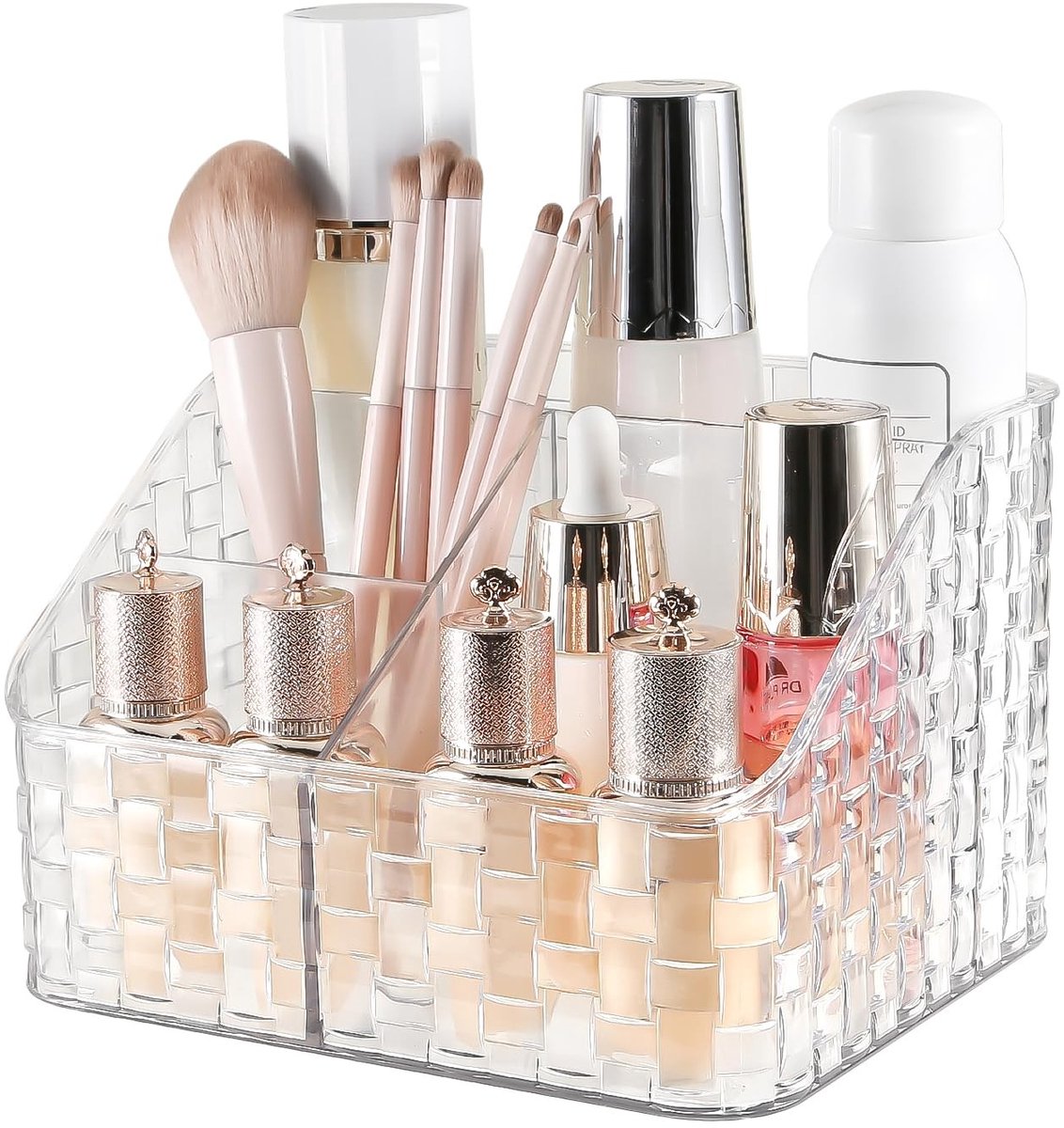 Elzusha - Acryl Make-up Borstelhouder met 4 Sleuven