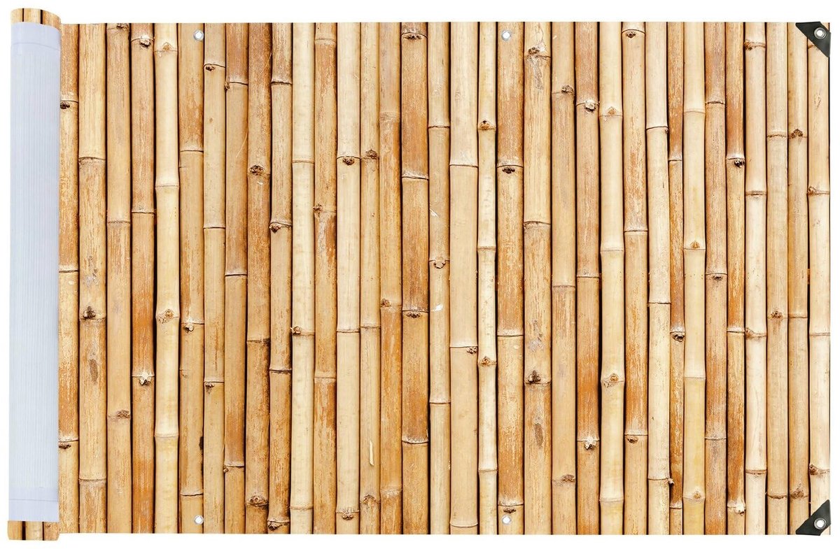 Elzusha - Balkon Privacy Scherm 5 m x 85 cm - Wind- en UV-bestendig