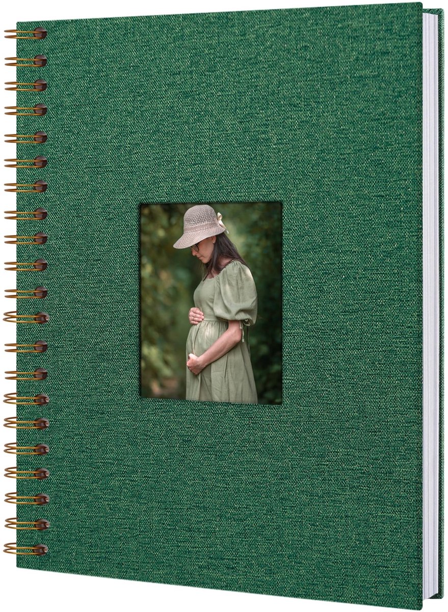 Elzusha - Fotoalbum met Linnen Kaft, 20 x 28 cm