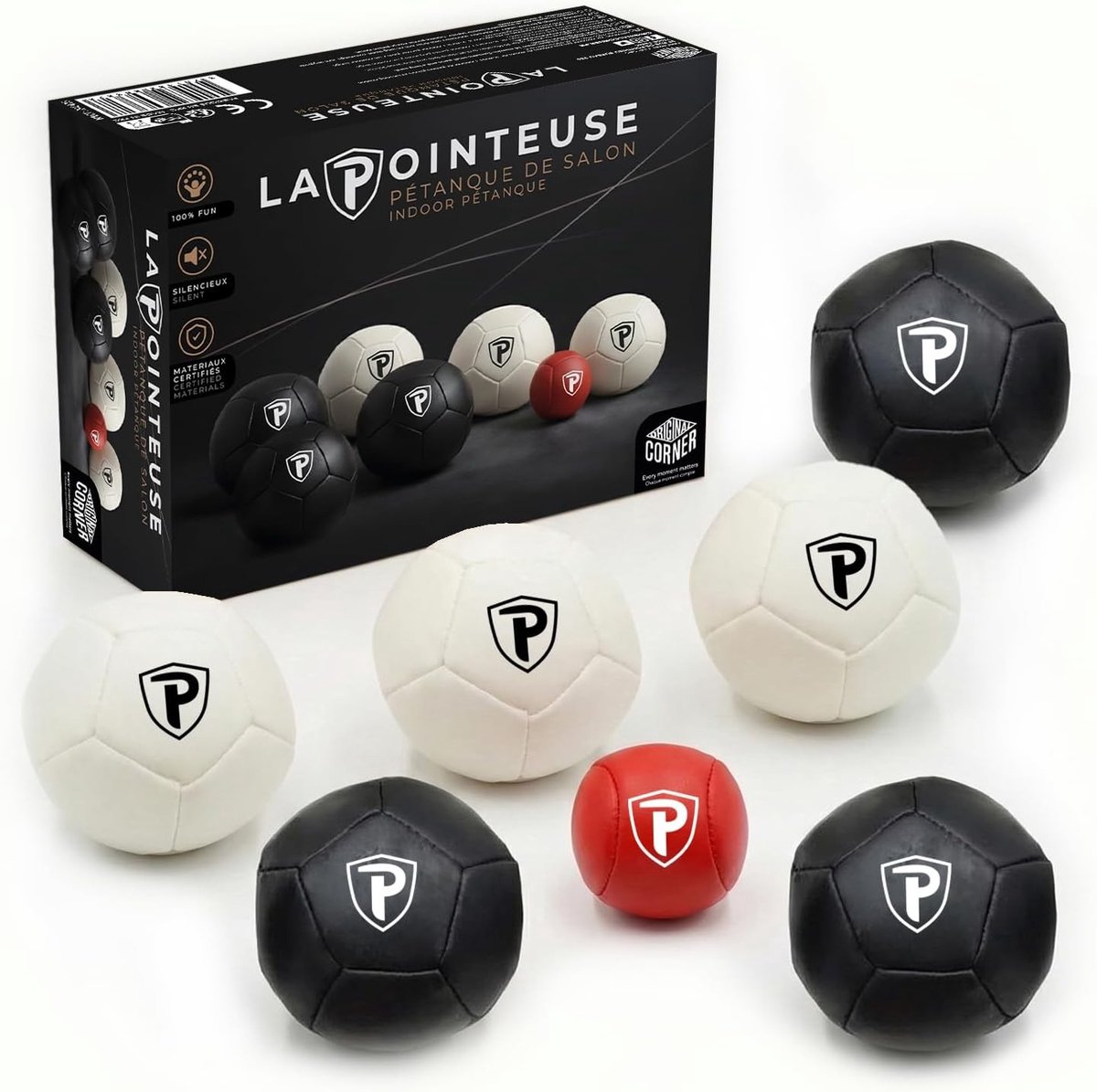 Indoor Petanque Game - Indoor Petanque Game - - Petanque Set met 6 Ballen en Draagtas - Voor Kinderen en Volwassenen