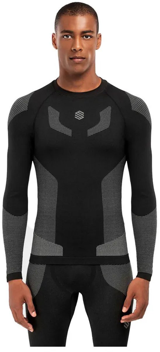Siroko Snow Dune Lange Mouwen Basislaag Zwart 2XL Man