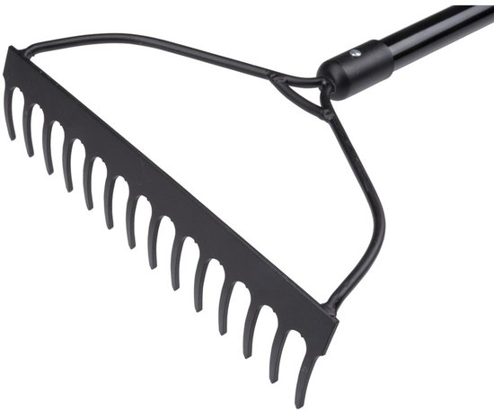 BLACK+DECKER Egalisatie Hark - 150 CM - Glasvezel en Koolstofstaal - Zwart/ Oranje van BLACK+DECKER — afbeelding 2