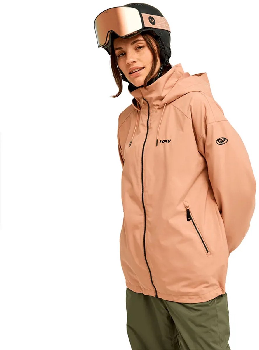 Roxy Landscape Jas Beige S Vrouw