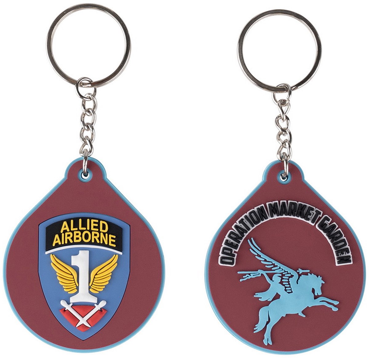 Sleutelhanger 3D PVC Market Garden Allied Airborne #170