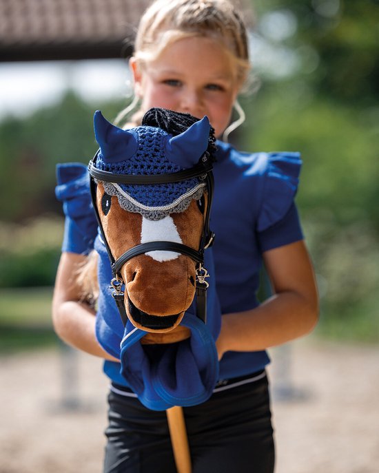 QHP Oornetje Hobby Horse Kobaltblauw - ONE van Merkloos — afbeelding 5