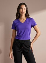 Sjeng Sports INES - Maat: S Reflex Blue - Tennis Shirt Vrouwen - Sportshirt - 90% polyester, 10% elastaan