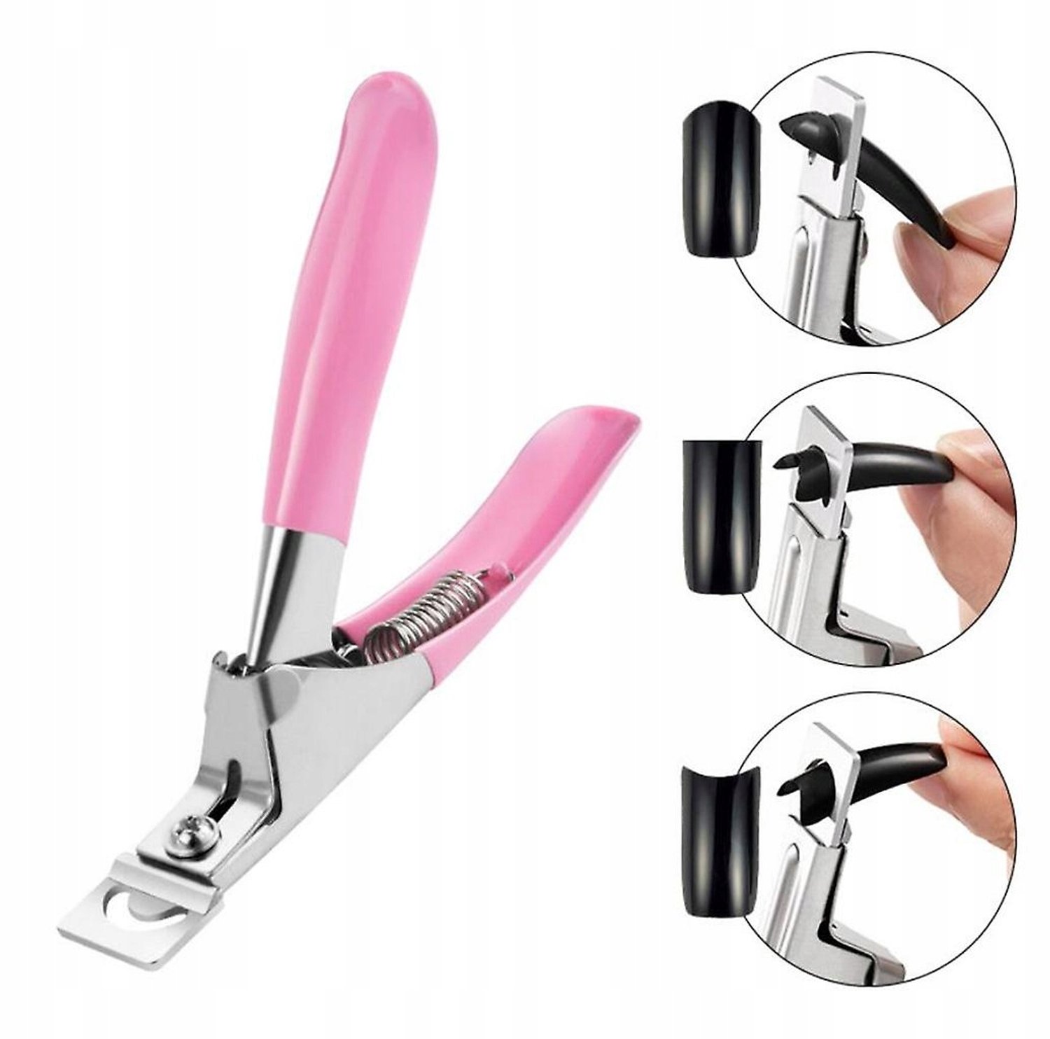 Nagelstyler Tips Knipper - Scherpe Gilotine met Antislip Handvat
