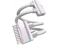 EZDIY-FAB Unifas ARGB 24-Pin Voedingskabel Verlenging 30cm Wit