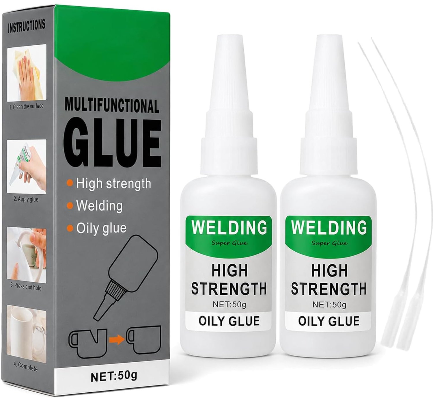 Superlijm Waterdicht Universele Lijm Laslijm Zeer Sterke Olielijm Secondelijm Gel Multifunctionele Lijm Superlijm - ShopVlot