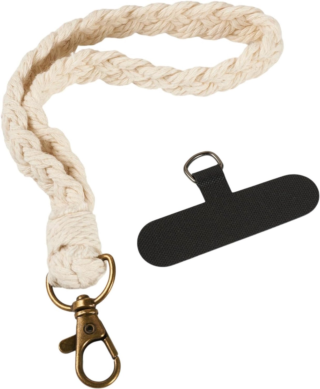Telefoon Lanyard 360 ° Roterende Rvs Tether Tab Telefoon Polsband Voor iPhone Android Mobiele Telefoon Case Accessoires - ShopVlot