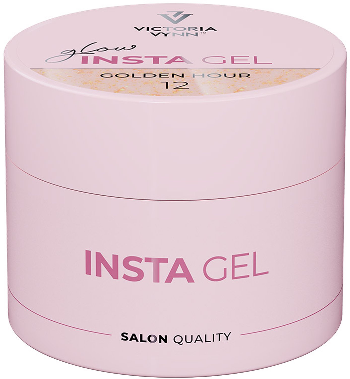 Victoria Vynn Insta Gel 12 Golden Hour - Builder Gel - 40 ml - Nude met Goud Effect