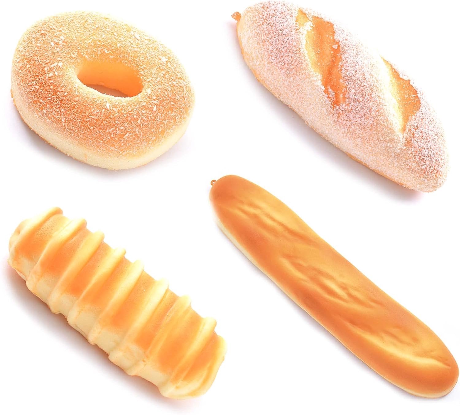 Dailygoods- Stokbrood Bakvorm - Kunstmatig Imitatiebrood - Decoratie voor Thuis - Fotorekwisieten - Geschikt voor Woondecoratie - Eenvoudig in Gebruik