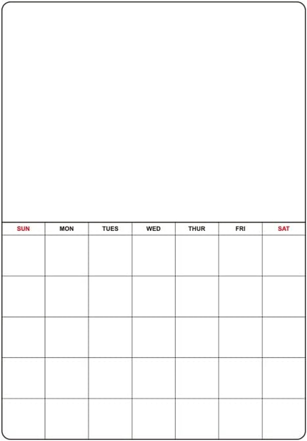 Magnetisch koelkast kalender - droog afneembaar - met stift - ideaal voor planning - ShopVlot