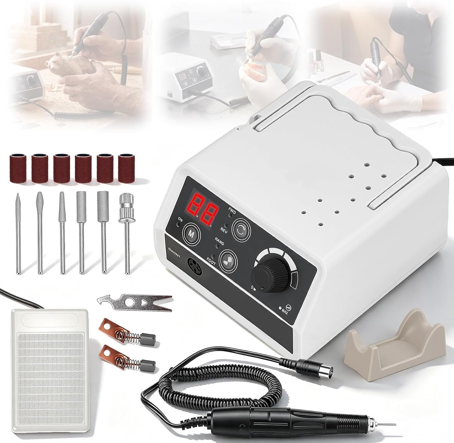 Micromotor Polisher, Electric Polisher, 0-45000 rpm - ShopVlot