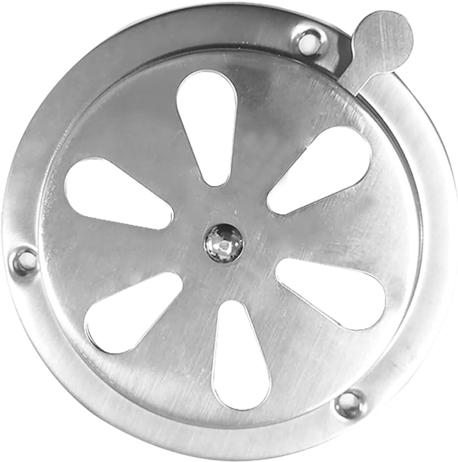 Stainless Steel Ventilation Root, Stainless Steel Ventilation Root, Lockable, Ventilation Plate, 125mm Ventilation Plate, Gill Fan Stainless Steel Gri