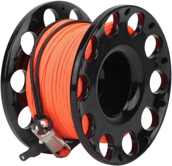 Diving Spool 30m - Duikspool met Vingerbeugel, Onderwater Accessoire voor Duikers, Plastic Reel — afbeelding 5