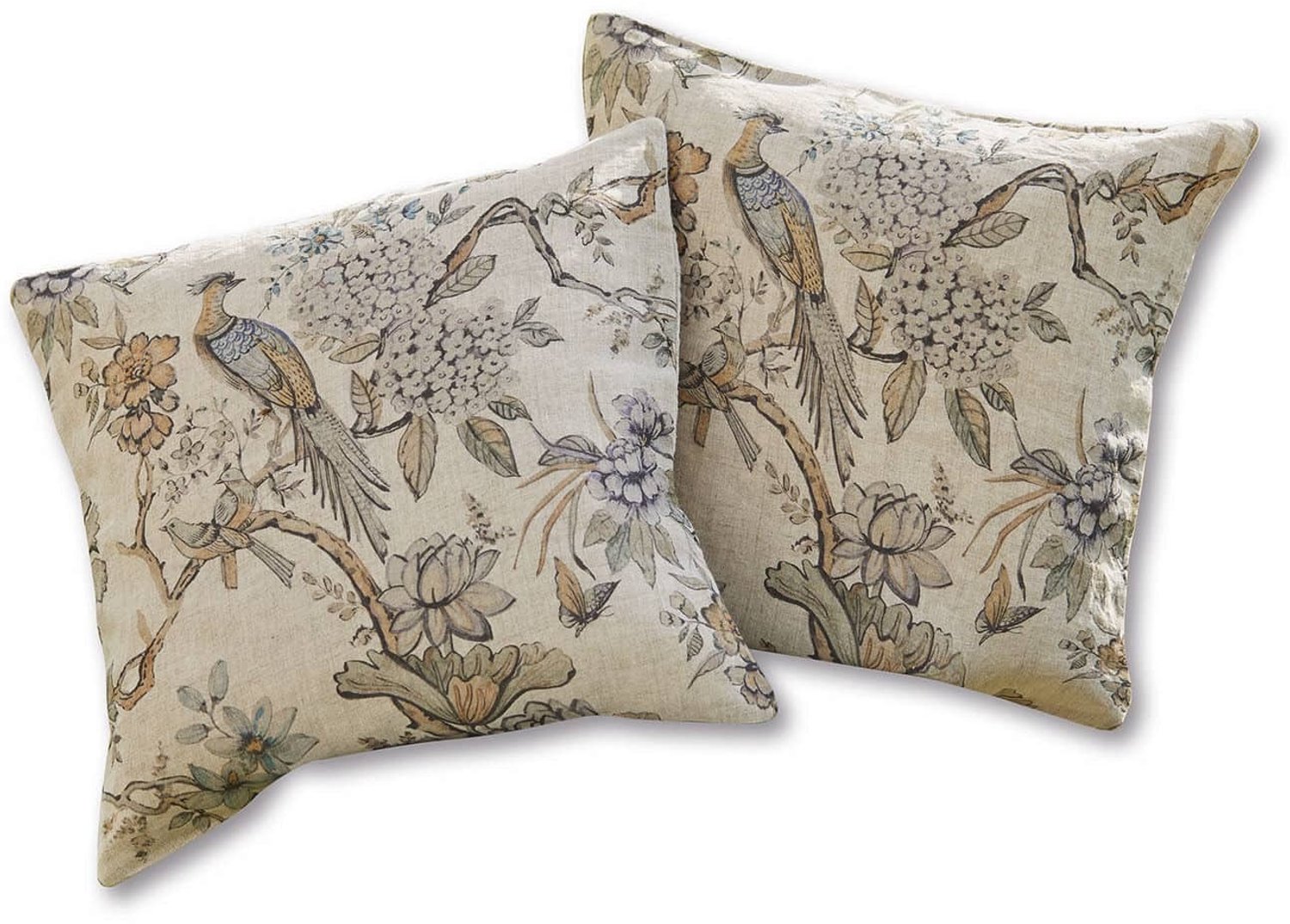 Loberon Kussenhoes set van 2 Lorry beige