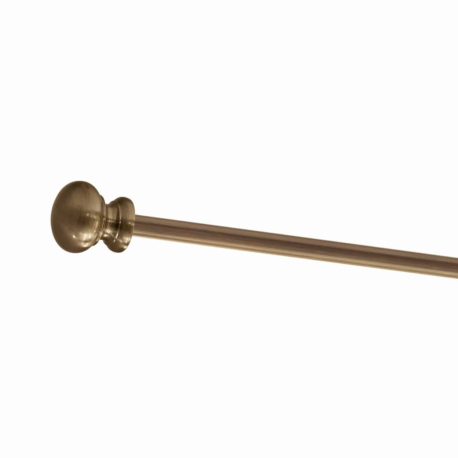 Loberon Gordijnroede Henderson antiekmessing