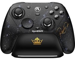 GameSir G7 Pro 8K PC Royal2 Edition - Gaming controller - Draadloos - 8000 Hz polling rate - 2,4 GHz - USB-C - TMR-joysticks - Hall Effect-triggers - 4 programmeerbare knoppen - RGB-verlichting - Zwart/Goud