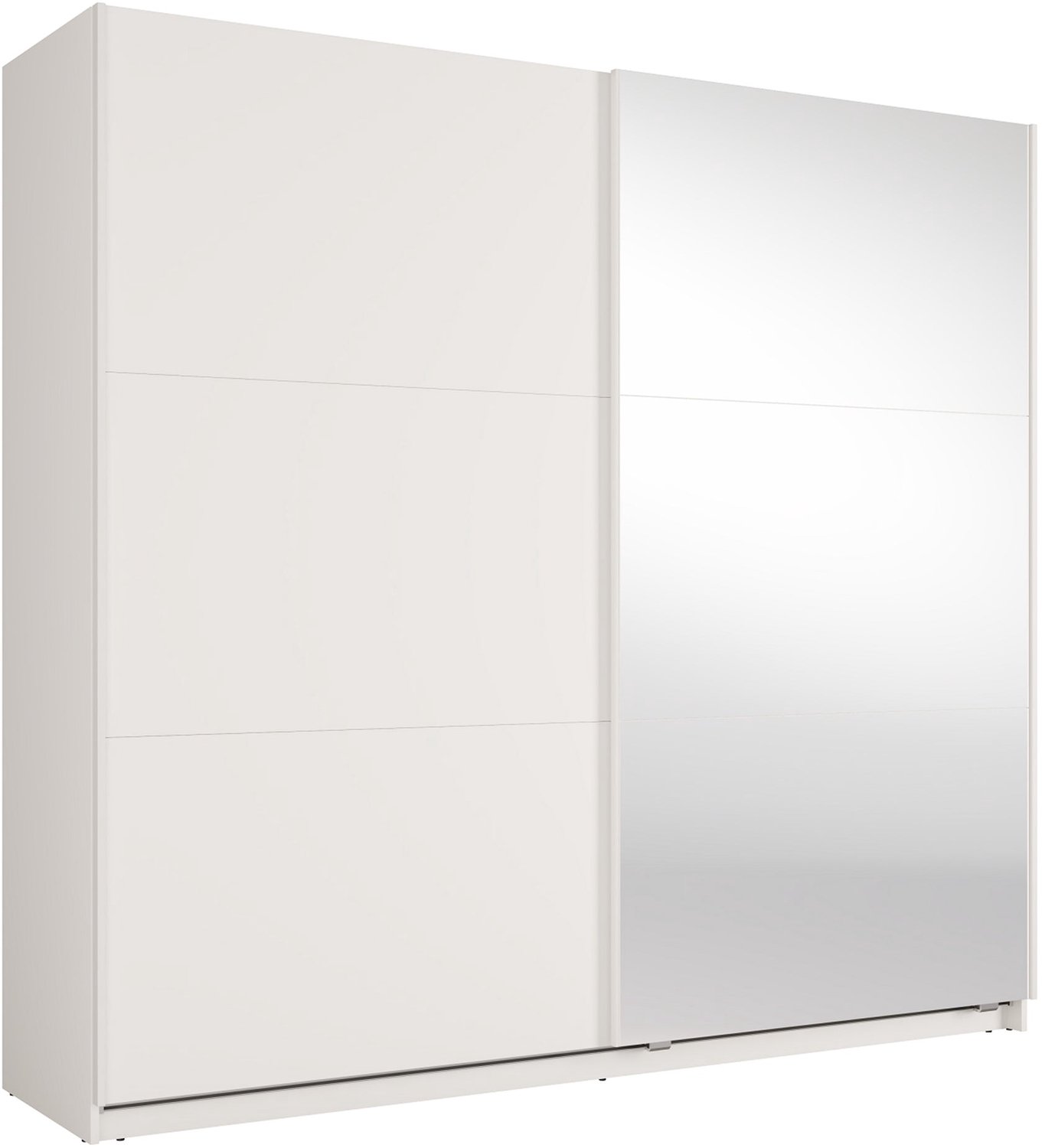 Selsey Luxora – Kledingkast 2-deurs, wit, 220 cm