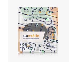 kwmobile cover voor oordopjes case - geschikt voor Huawei Freebuds Pro 5 - Trendy beschermhoes draadloze oordopjes in zwart