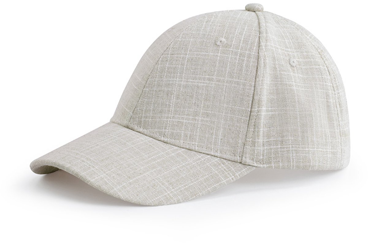 Milanoro - Luchtige linnen pet voor bescherming tegen weer en wind - Beige - 1 pet