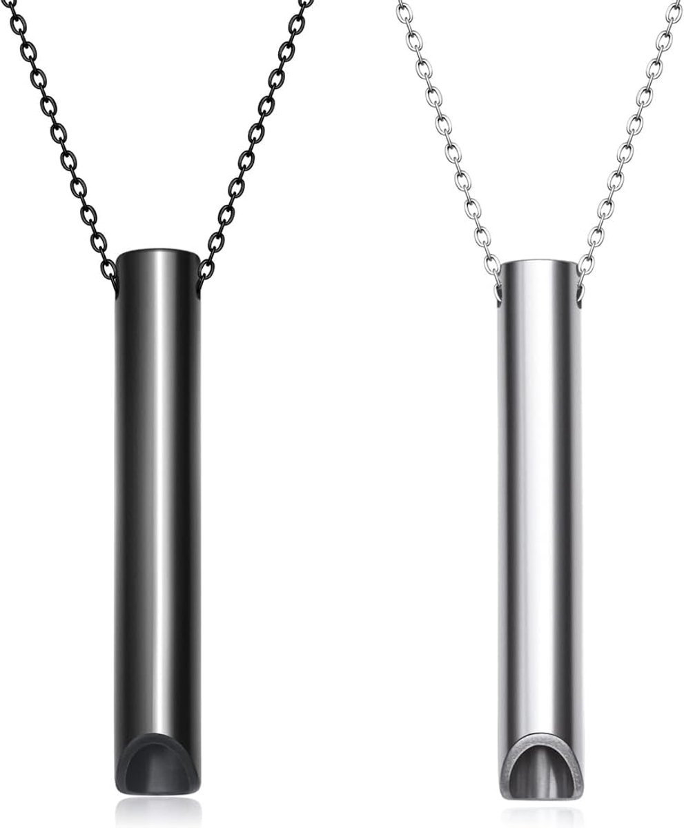 2 x Anti-Stress Breathing Chain Breathing Chain Ideal for Meditation and Stress Relief for Men and Women, Anxiety - ShopVlot