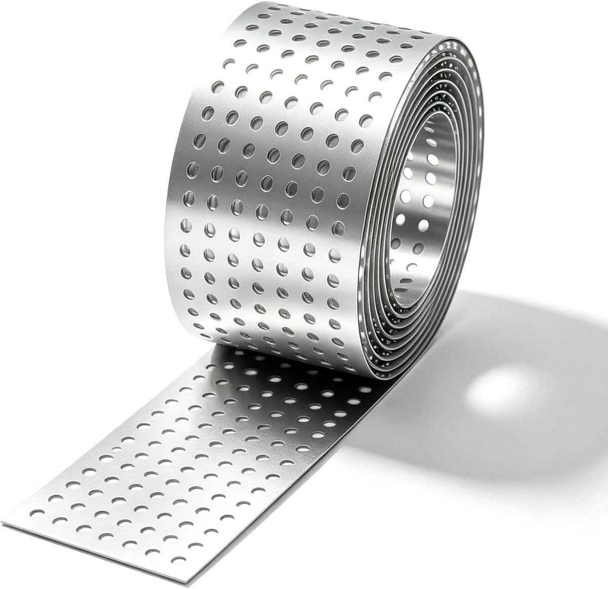 Dakrooster aluminium: 8 cm x 7 m veelzijdig dakrooster PVC, zilver betrouwbaar ventilatierooster, duurzaam - ShopVlot