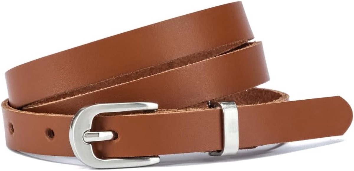 Frentree Women's Leather Belt, Made in Germany, 1.5 cm, Slim Genuine Leather Belt for Dress and Trousers, 100% Leather - ShopVlot