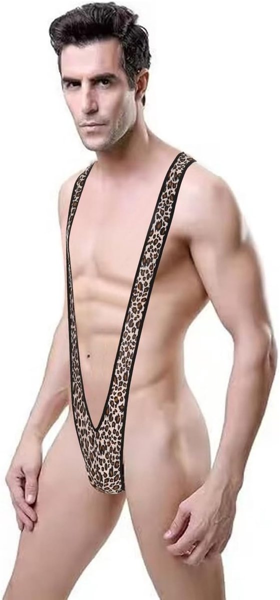 Borat Mankini voor Mannen, One Size, Perfect voor Feestjes en Verkleedpartijen, Uniek Design