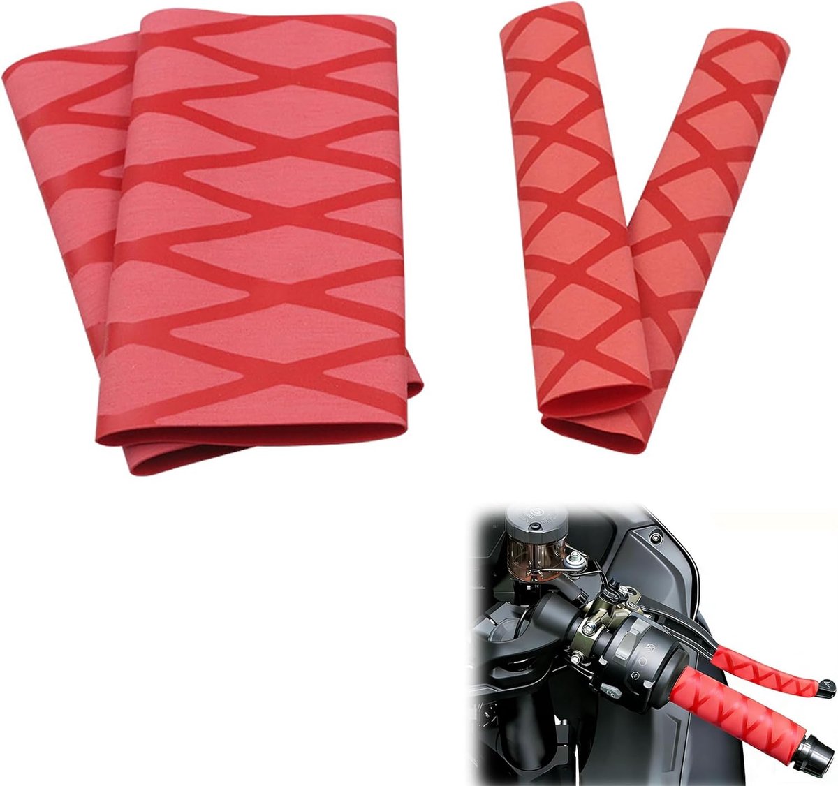 Motorfiets-greepcovers R1200Gs R1250Gs F850Gs F800Gs Warmtekrimpbare universele afdekking voor originele handgrepen en - ShopVlot
