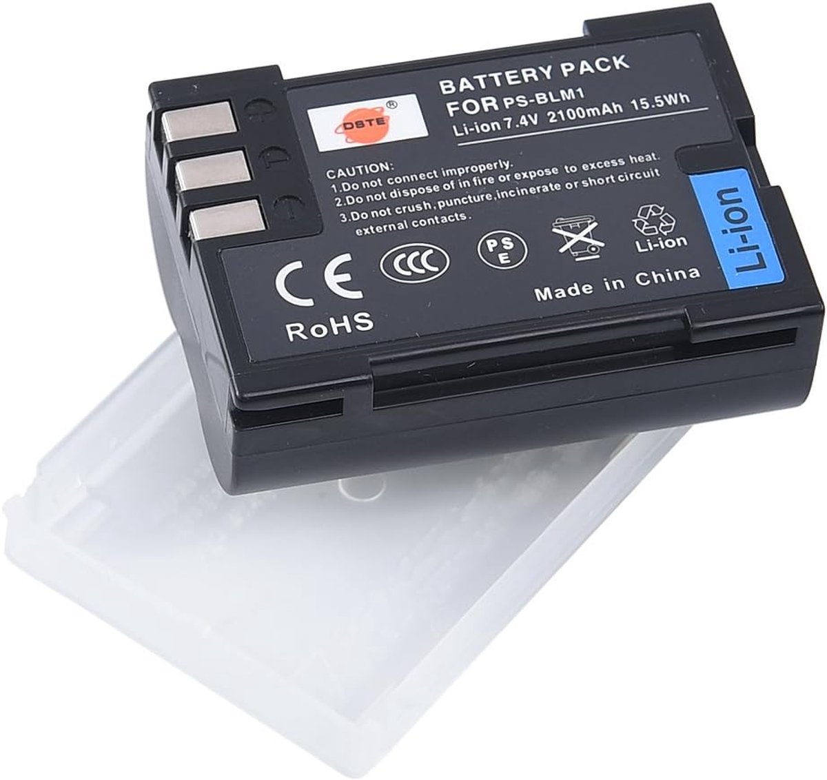 DSTE BLM-1 PS-BLM1 Battery Compatible with Olympus C-5060, C-7070, C-8080 - ShopVlot