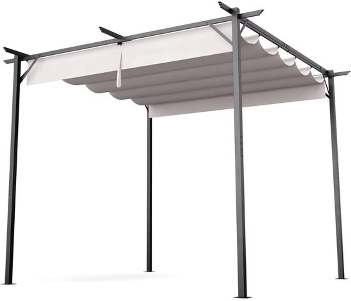 Tuinpaviljoen - waterdicht - 3 x 3 m - Stalen frame - stabiel - winterbestendig