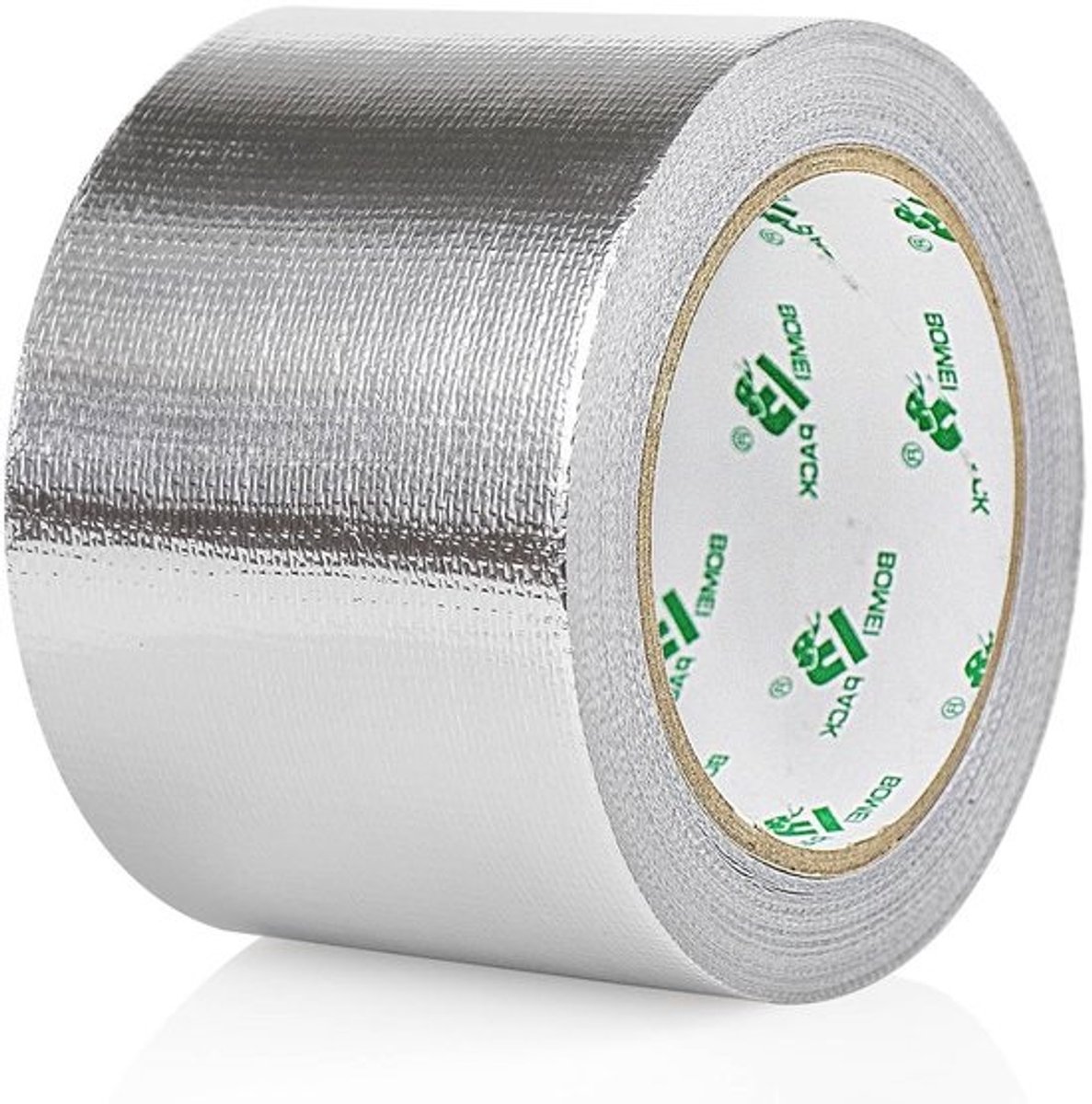 Versterkte aluminium plakband 75 mm x 20 m - waterdichte, hittebestendige tape