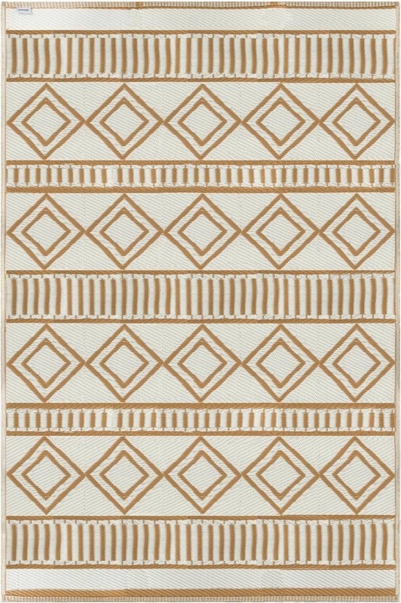 Waterdicht buitentapijt - Voor tuin en camping - Kunststof tapijt - 121 x 182 cm