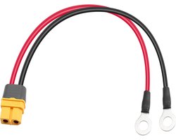 XT60 to O-Ring Clamp Cable, 14AWG Bus to Clamps, Solar Panel Kit Extension Cable and Battery Charge (0.3m) - ShopVlot