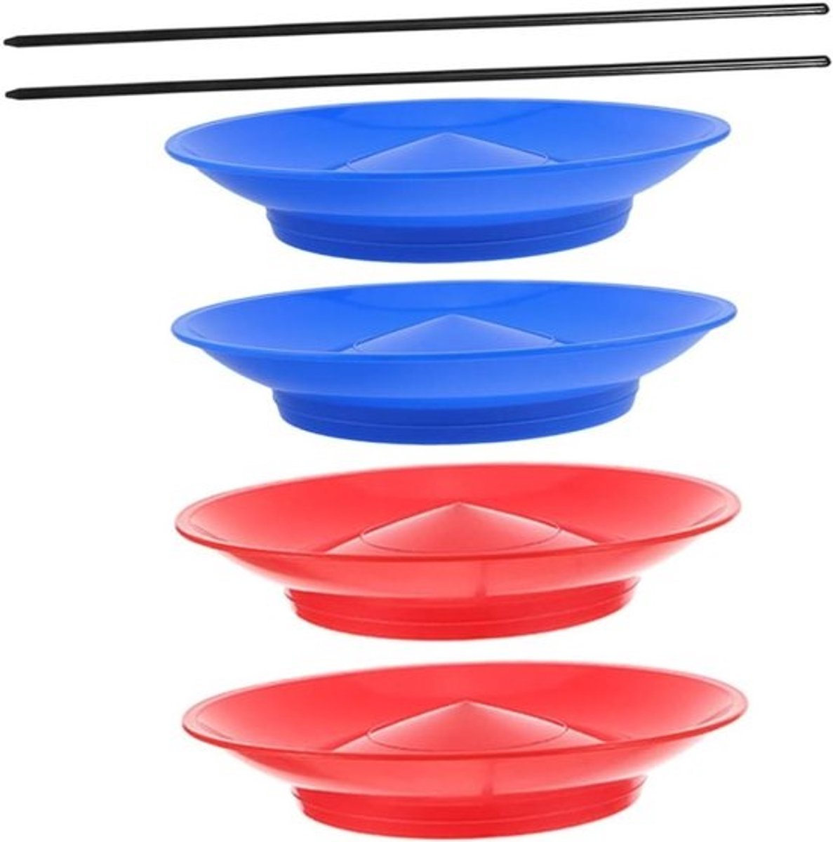 Jongleerbord - met stokjes - Draaitafel - circusbord - Voor podiumoptredens - Gemakkelijk te leren - 23 cm - Diverse kleuren