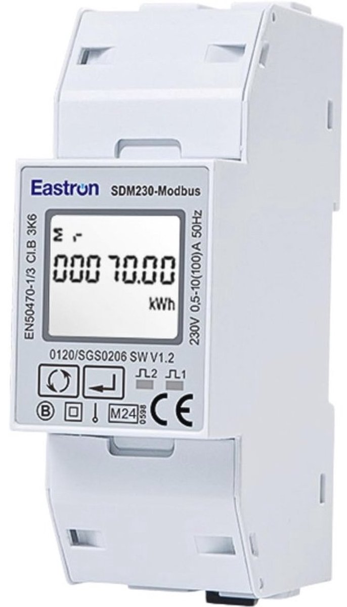 Geavanceerde Digitale Energiemeter voor Monitoren van Energieverbruik tot 100A