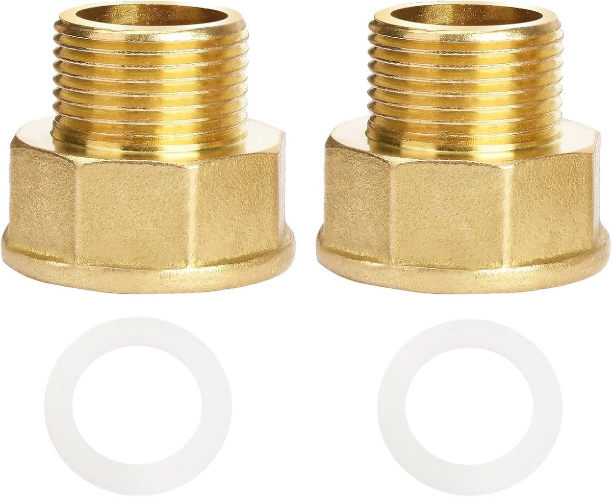 Reducer, stainless steel, threaded fitting IG x AG (1" x 3/4") - ShopVlot
