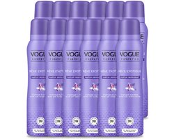 12 x Vogue Cosmetics - Reve Exotique - Parfum Deodorant - 150 ml - Voordeelverpakking - 12 stuks