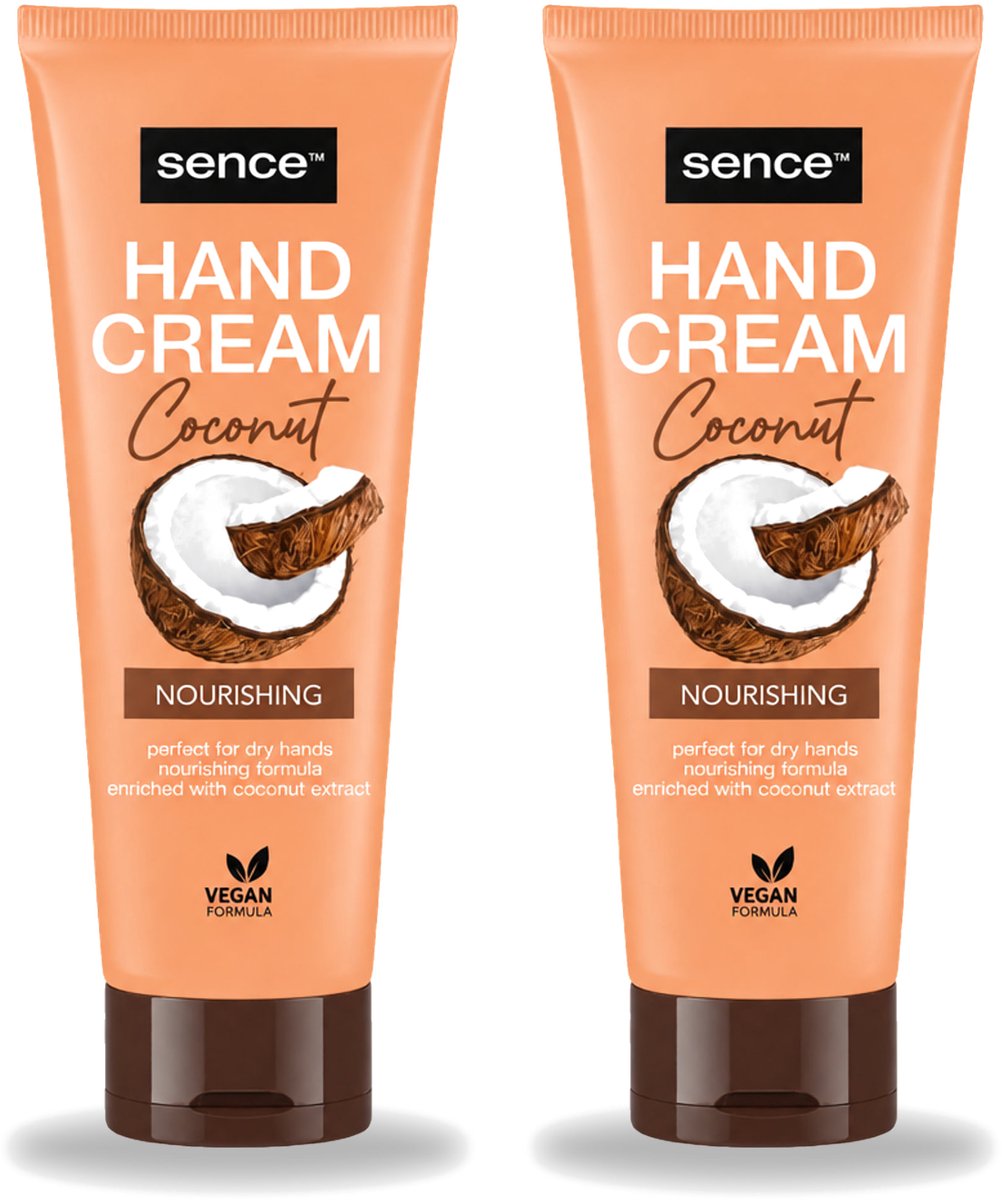 2 x Sence – Handcrème – Coconut Nourishing – 75 ml - Voordeelverpakking - 2 stuks