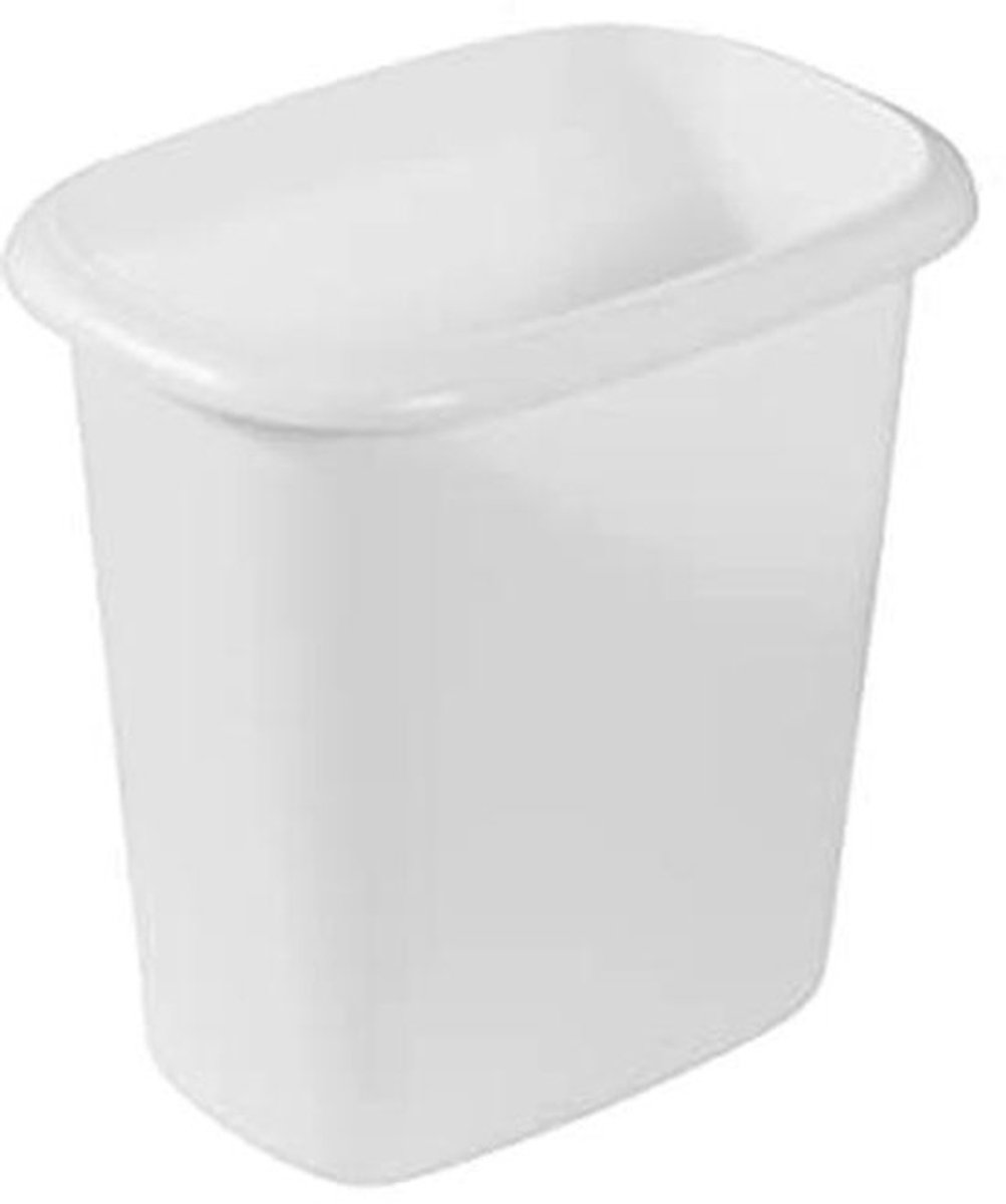 Stijlvolle rubberen prullenbak 6,0 liter - Ideaal voor elk interieur